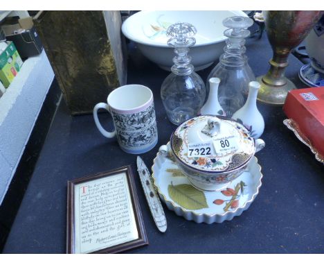 Quantity of ceramics including Royal Worcester