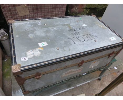 Large twin handled storage trunk