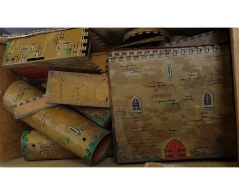 A tinplate Vintage toy fort 
