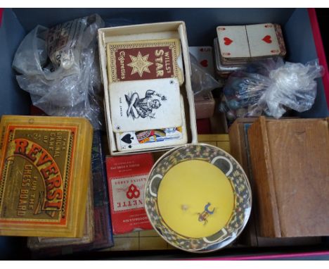 A large collection of Vintage games, playing cards, puzzles etc 