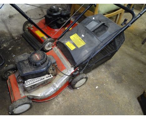 A Champion petrol rotary lawn mower 