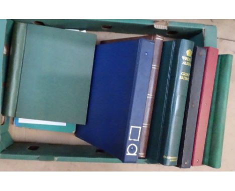 Postage stamp albums etc 