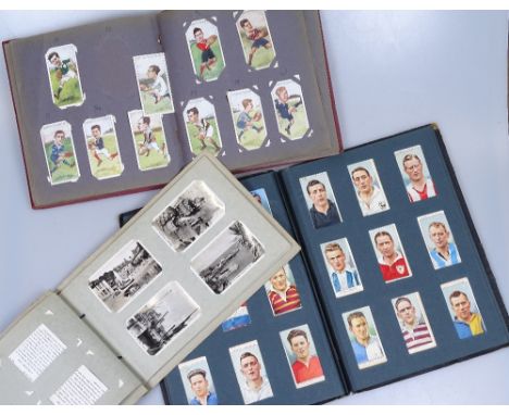 3 Vintage cigarette card albums 