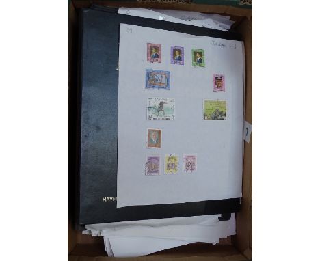 Stamp albums etc 