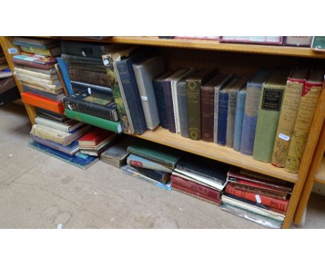 A shelf full of Vintage hardback books 