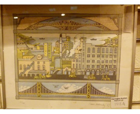 Limited edition print by Claire Melinsky,  Harry Potter illustrator
