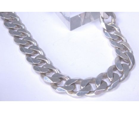 Heavy sterling silver necklace L: 50 cm, 98 g