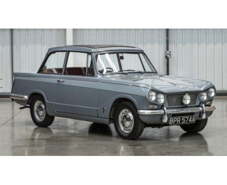 Launched in 1962, the Vitesse was effectively a six-cylinder version of the Herald..In recent years this car has formed part 