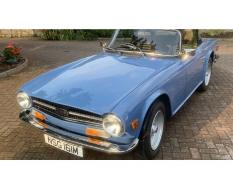 Beautifully presented TR6 that has benefitted from an extensive body-off restoration costing in excess of £30,000.Delightful,