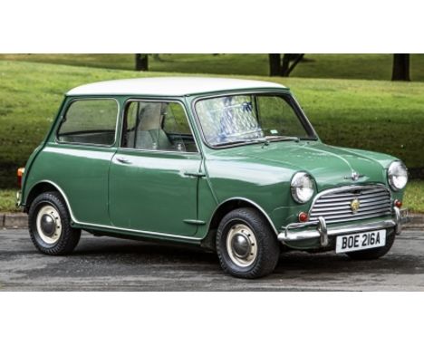 A well restored and correctly finished example of the short-lived and rare 1071cc Cooper S.The first development of the Mini 