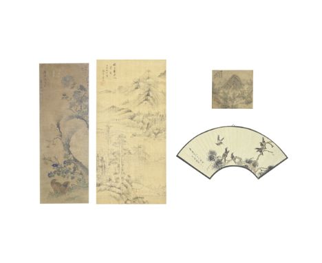 AFTER LU SHIDAO, AFTER QIAN WEICHENG (19TH/20TH CENTURY), AFTER HUNG WU (19TH/20TH CENTURY) AND ZHANG XIONG (1803-1886)'Lands