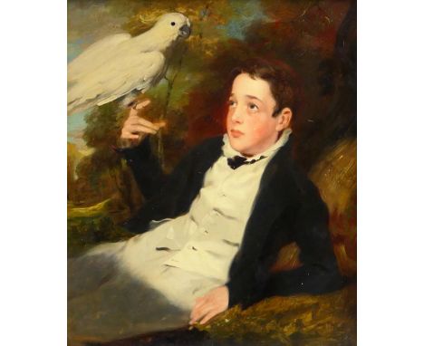 Henry Wyatt (1794-1840), Portrait of the young Thomas Tilleard, circa 1831, oil on millboard, signed and dated, inscribed to 