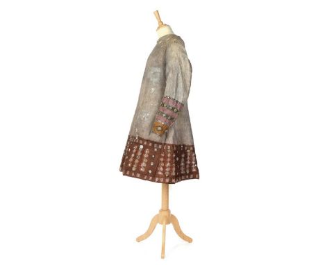 A Boyar coat, designed by Nicholas Roerich for Diaghilev's 1914 production of 'Prince Igor', stamped to the interior, 'Proper