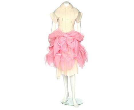 A Comme des Garçons 'Ballerina Motorbike' collection ensemble, Spring-Summer, 2005, labelled and sizes S & M, the foam padded