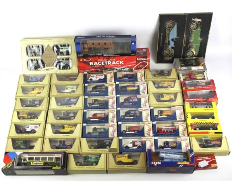 Assorted boxed diecast vehicles. Including a large collection of Models of Yesteryear, Days Gone, predominately vans and truc