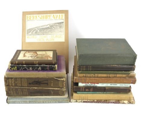 A collection of books. Including: Old Inns, Ratcatcher To Scarlet, by Cecil Aldin,  Black Beauty by Anna Sewell, illustrated 