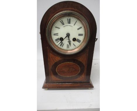 An 8 day striking mantel clock 