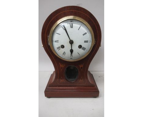 A balloon shape 8 day striking mantel clock 