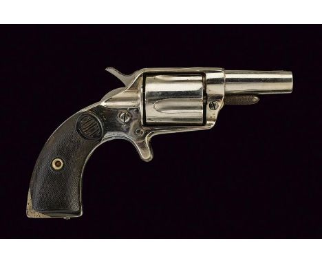 dating: 1880 - 1886 provenance: USA, Round, rifled, cal. 38 barrel, fore-sight is missing, remains of company's marking. Flut