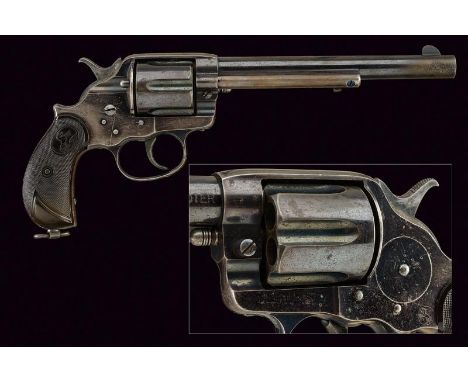 dating: 1875-1890 provenance: USA, Cylindrical, rifled, 7-1/2', cal. 44-40 barrel, with standard marking on the back and 'COL