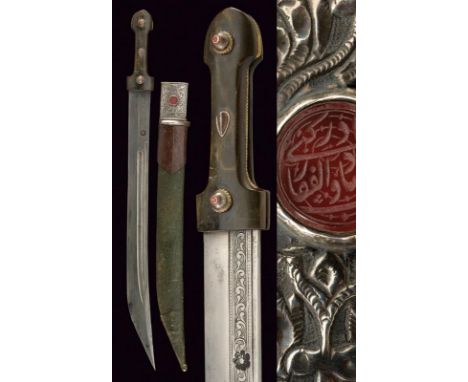 dating: last quarter of the 19th Century provenance: Caucasia, Strong, wide and long, single-and false-edged blade with tripl