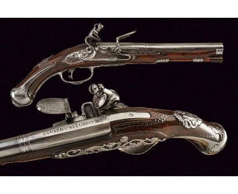 dating: circa 1700 provenance: Brescia, Smooth, two-stage, round and octagonal, 13 mm cal. barrel, with rings at the girdle a