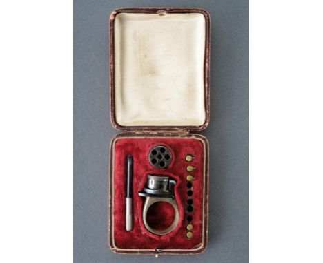 dating: third quarter of the 19th Century provenance: France, In silver and blued iron; back marked 'LE PETIT PROTECTOR' and 