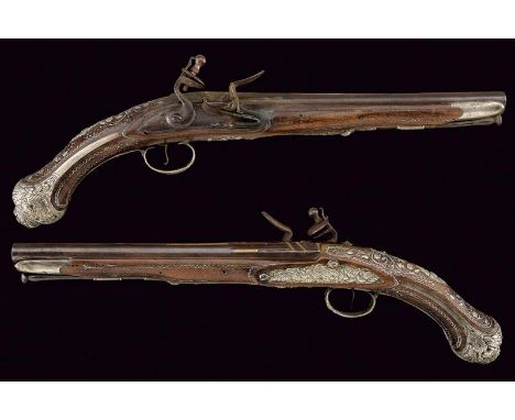 dating: Early 19th Century provenance: Turkey, Round, smooth, 15 mm cal. barrels, with square base, first part slightly engra
