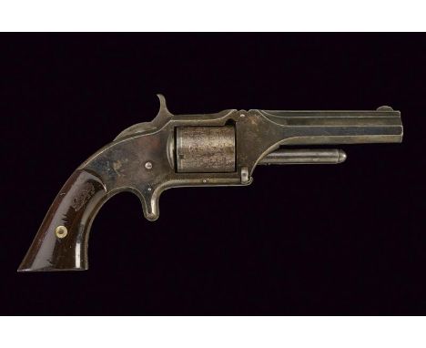dating: third quarter of the 19th Century provenance: USA, Octagonal, rifled barrel, with high rib with address and patents u