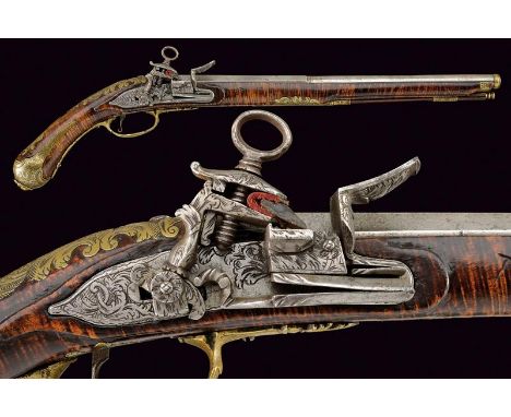 dating: 18th Century provenance: Central Italy, Long, smooth, two-stage, 11 mm cal. barrel, first part is octagonal, round af