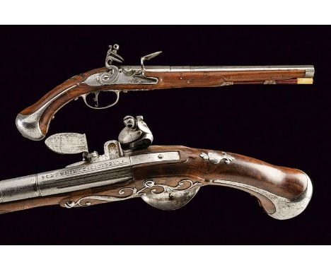 dating: 1700 provenance: Italy, Smooth, three-stage, 15 mm cal. barrel, first part is octagonal with signature 'LAZARINO COMI