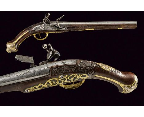 dating: first quarter of the 19th Century provenance: Turkey, Long, smooth, round, 15 mm cal. barrel with square base, engrav