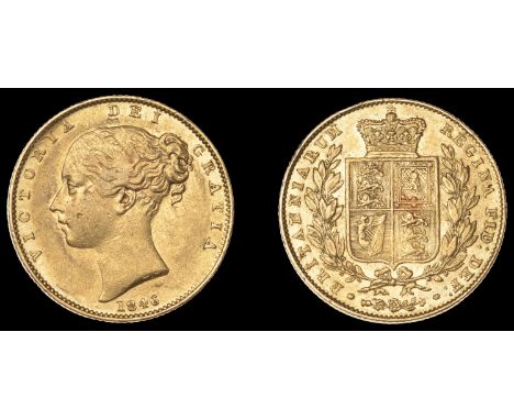 Victoria (1837-1901), Sovereign, 1846 (M 29; S 3852). Very fine £300-£360  ---  Provenance: Bt R. Lobel