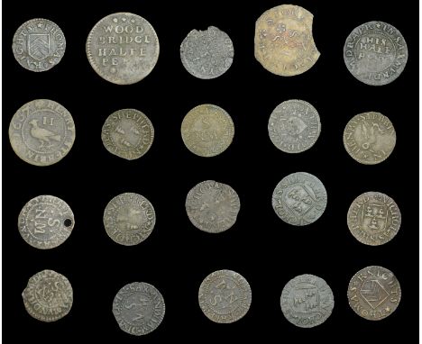 Suffolk, Saxmundham, Thomas Knights, Farthings (2), 1.25g/9h, 1.06g/9h (both N 4441; BW. 285), Nicholas Shepherd, Farthings (