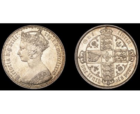 Victoria (1837-1901), Florin, 1884 (ESC 2907; S 3900). Light surface marks, otherwise good extremely fine  £200-£260