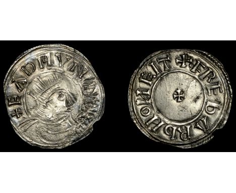 Eadmund (939-946), Penny, Bust Crowned type [BC], uncertain mint in East Anglia, Fredard, + eadmvnd rex around crowned bust b