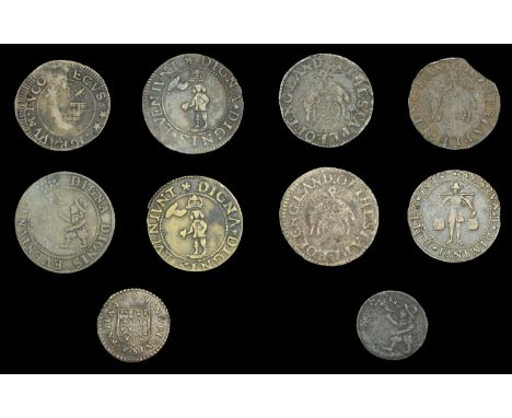 Unattributed, Miscellaneous: Merchants of the Staple, Farthings (3), 3.19g/6h, 2.52g/6h, 2.05g/6h (all N 9380; BW. 92); Rewar