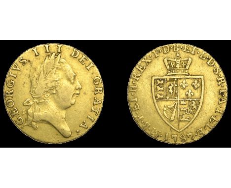George III (1760-1820), Pre-1816 issues, Half-Guinea, 1787 (EGC 829; S 3735). Light surface marks consistent with having been