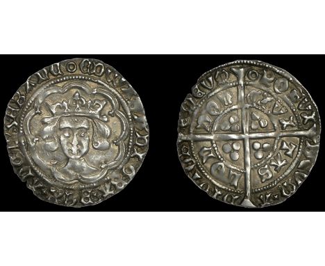 Edward IV (Second reign, 1471-1483), Groat, London, class XIV, mm. small annulet, trefoils on cusps, saltire stops both sides