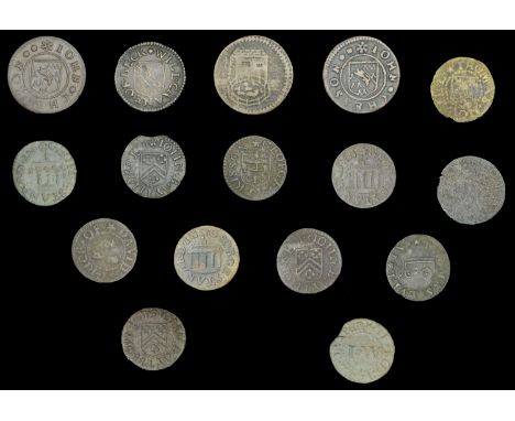 Suffolk, Beccles, Corporation, Farthing, 1670, 1.74g/12h (N 4238; BW. 5), Will Crane, Farthing, 1.14g/9h (N 4240; BW. 6), Dav