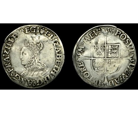 Elizabeth I (1558-1603), First issue, Shilling, mm. lis, bust 1B, wire-line inner circles, 5.83g/1h (N 1985; S 2548). Two lig