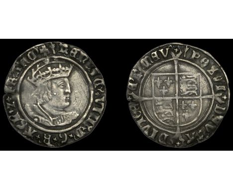 Henry VIII (1509-1547), Second coinage, Groat, Tower, mm. arrow, bust D, reads agle z franc’, 2.56g/6h (Whitton viii; N 1797;