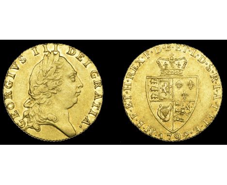 George III (1760-1820), Pre-1816 issues, Guinea, 1792, fifth bust (EGC 720; S 3729). Good very fine, but a few light scratche