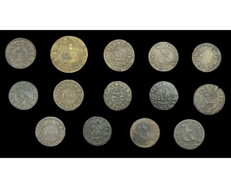 Wiltshire, Marlborough, John [and Nathaniel] Bayly, Farthings (2), 1.05g/12h, 0.88g/12h (both N 5507, latter 5507b, this piec