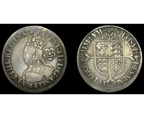 Elizabeth I (1558-1603), Milled coinage, Sixpence, 1562, mm. star, bust B, tall narrow bust, plain dress, reads elizabth, 3.0