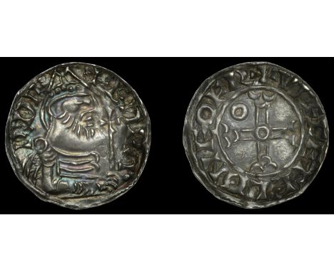 Edward the Confessor (1042-1066), Penny, Pointed Helmet type, York, Ulfketill, vlfcetel on eofr, cross-headed sceptre, annule