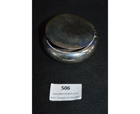Silver Trinket Box - Birmingham 1981, approx 77g 