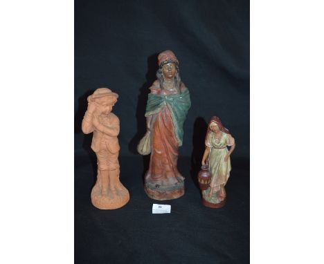 Three Ceramic Figurines 