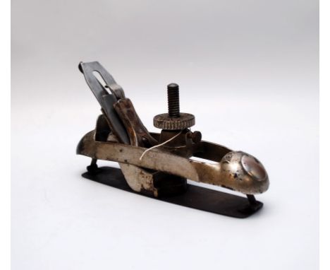 STANLEY NO. 20 COMPASS PLANE, NICKEL PLATED MODEL 