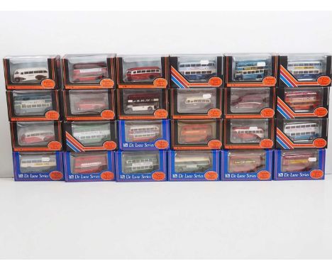 A group of EFE 1:76 scale diecast buses in mixed liveries - VG in G/VG boxes (24)